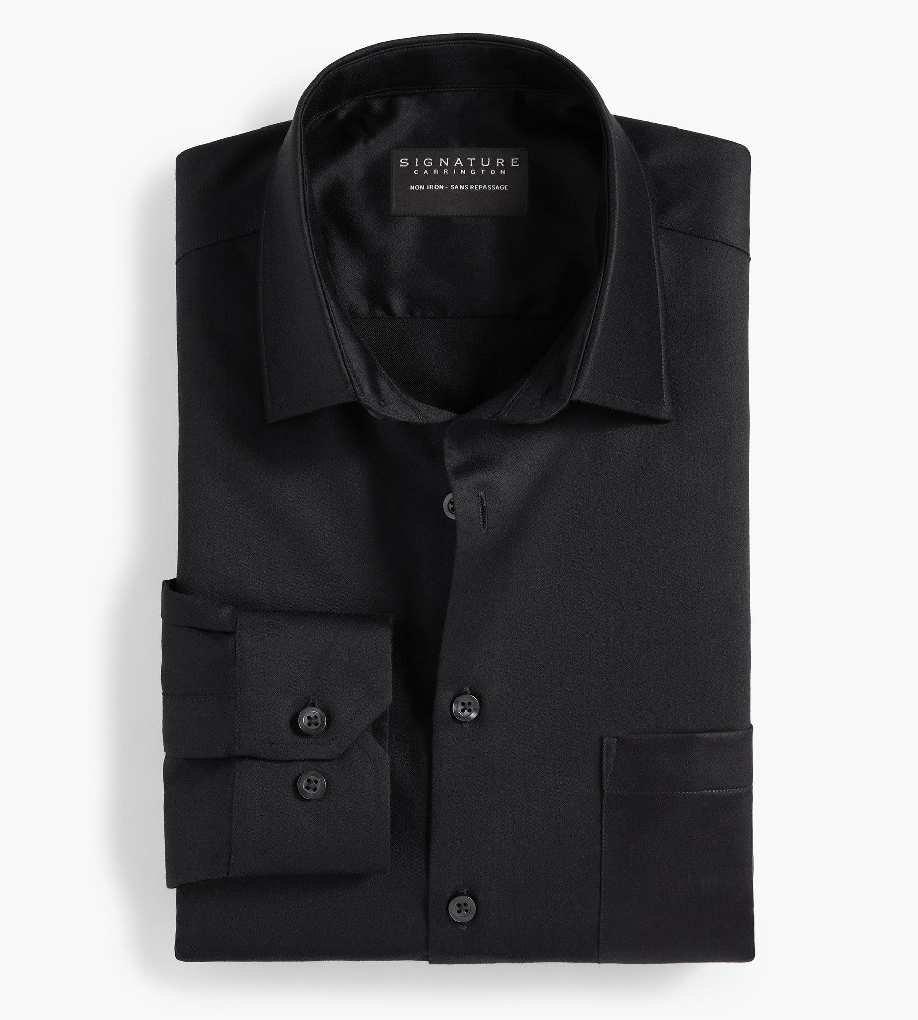 The Classic Black – Cotton Shirt