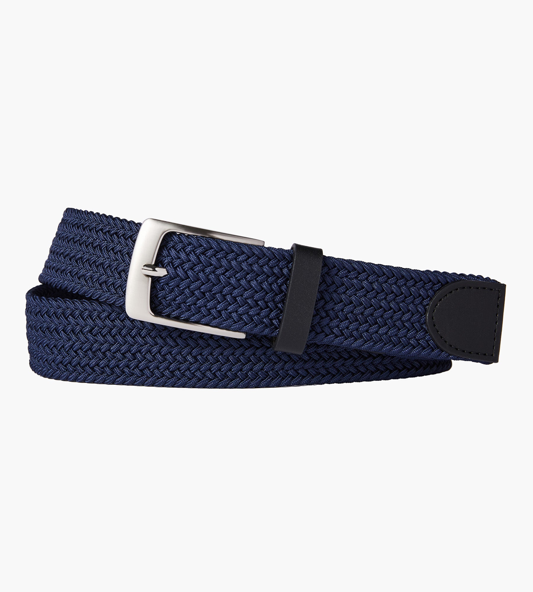 Stretch Web Golf Belt in Navy Blue