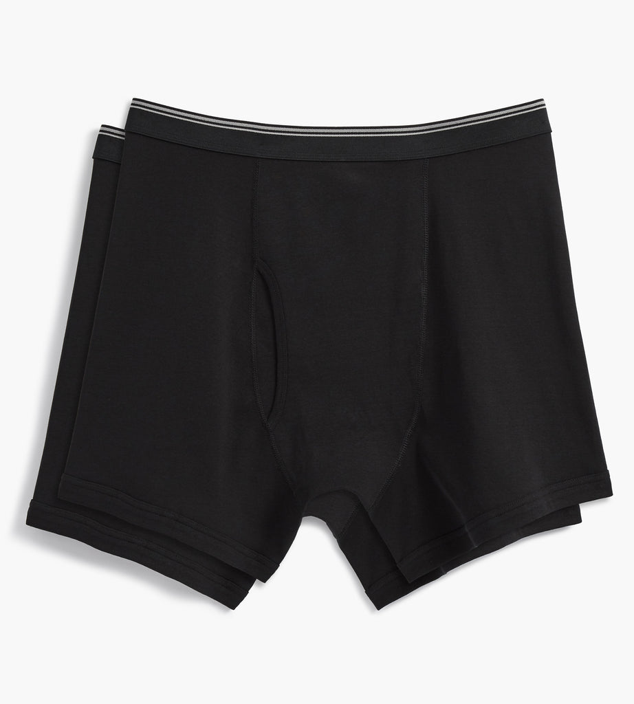 $58 32 Degrees Cool Men Underwear Black Gray Stretch 2-Pack Boxer Briefs  Size S