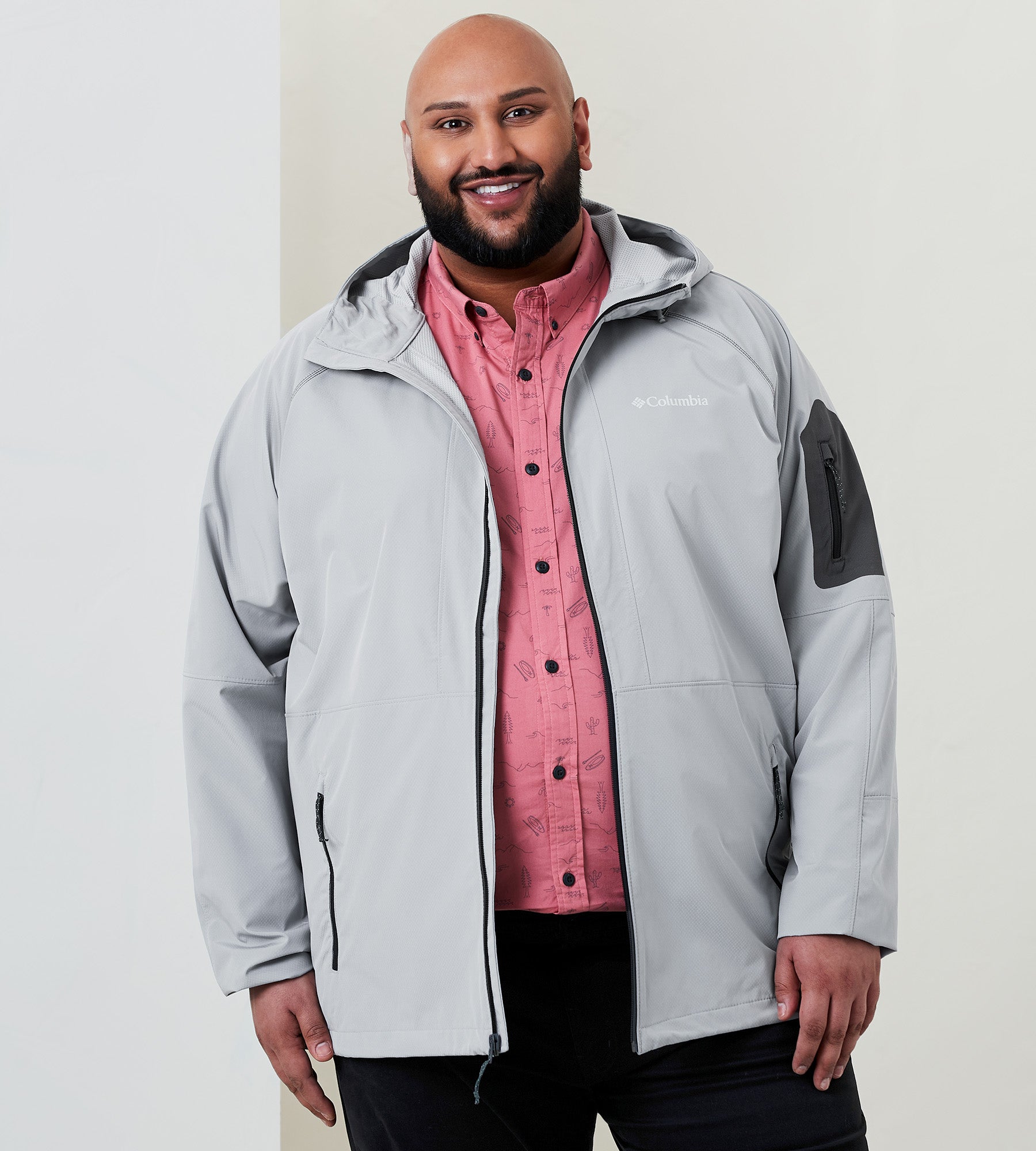 Hooded Plaid Puffer Bomber – George Richards