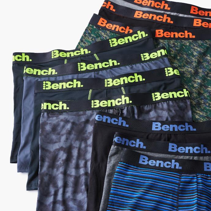 BENCH Men's 3-in-1 Pack Classic Brief, Large, White: Buy Online at